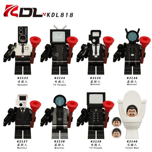 Custom lego skibidi - lego, toilet