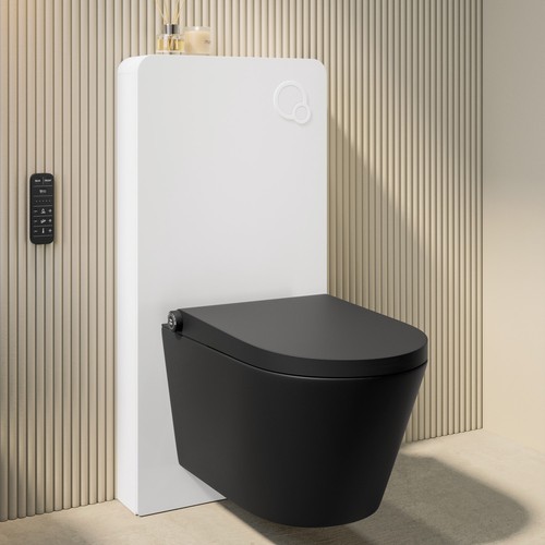 Matt black wall - wall, hung