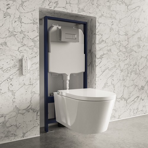 Wall hung smart bidet japanese - wall,
