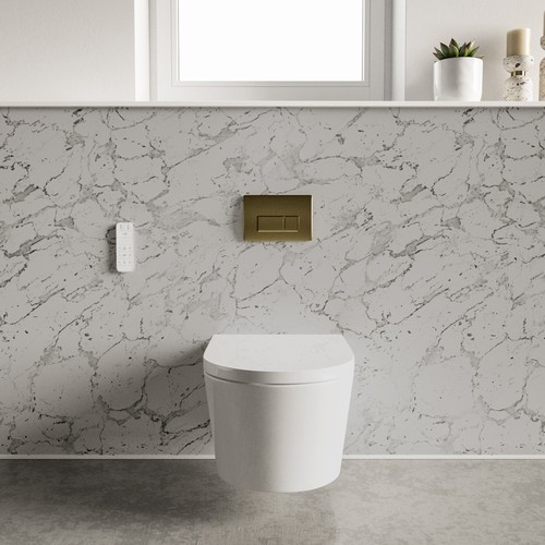 Wall hung smart bidet - wall,