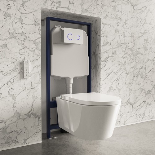 Wall hung smart bidet - smart,