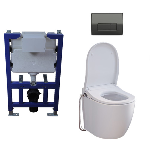 Wall hung smart bidet japanese - wall,