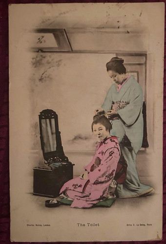 C1906 japanese women kimono - c1906,