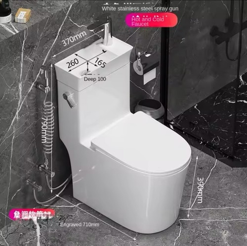 Toilet sink recycle water - sink,