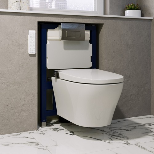 Wall hung smart bidet - smart, japanese