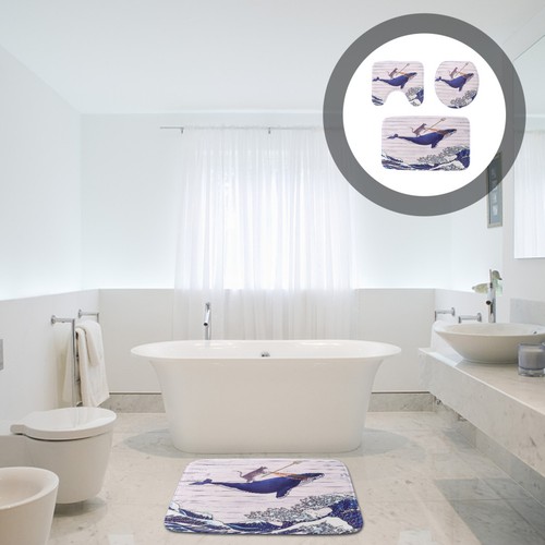 Toilet floor mat japanese - mat,