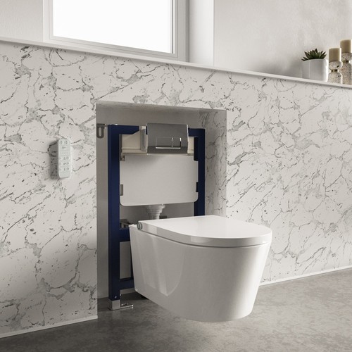 Wall hung smart bidet japanese - hung,