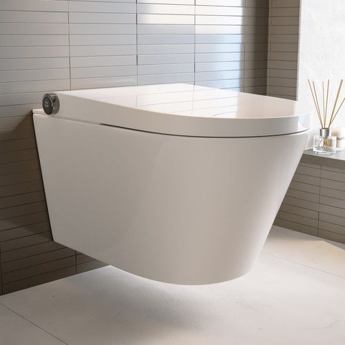 Wall hung smart bidet - wall,