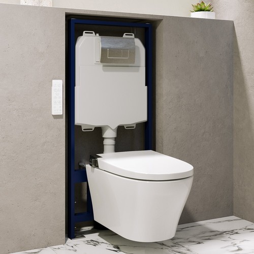 Wall hung smart bidet japanese - wall,